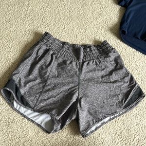 Gray lululemon shorts